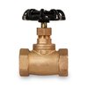 Everflow FIP Short Globe Style Stop Valve, Brass 3/4" 73342-NL